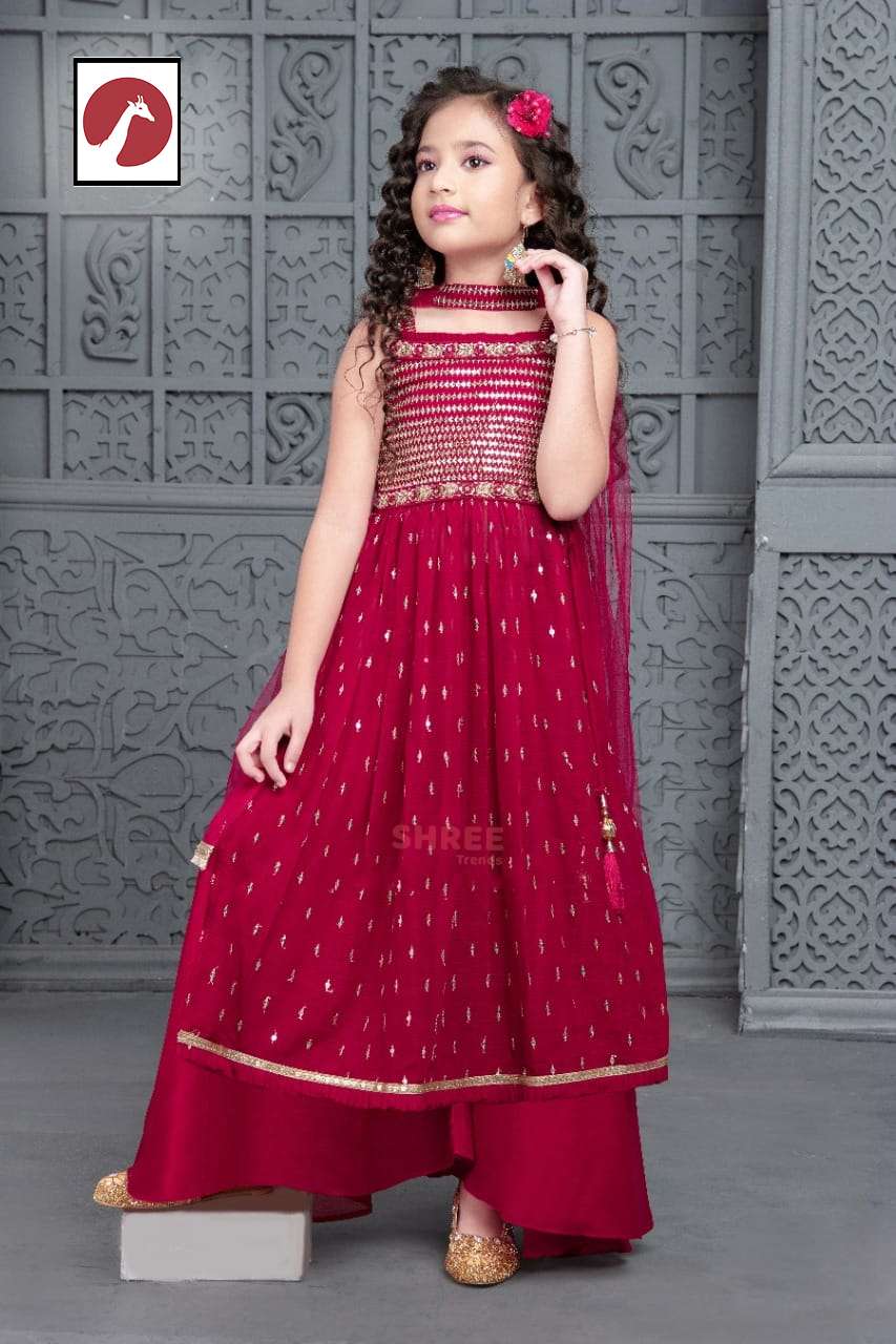 Girls Nyra Cut Palazzo Set